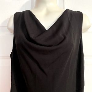 Vintage Black evening dress with shawl